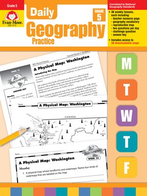 cover image of Daily Geography Practice, Grade 5
